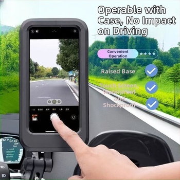 Držač za telefon za električni motocikl s navigacijom, otporan na udarce, za cestu i planinsku vožnju, Snap-On montaža, kompatibilan s instrument pločom