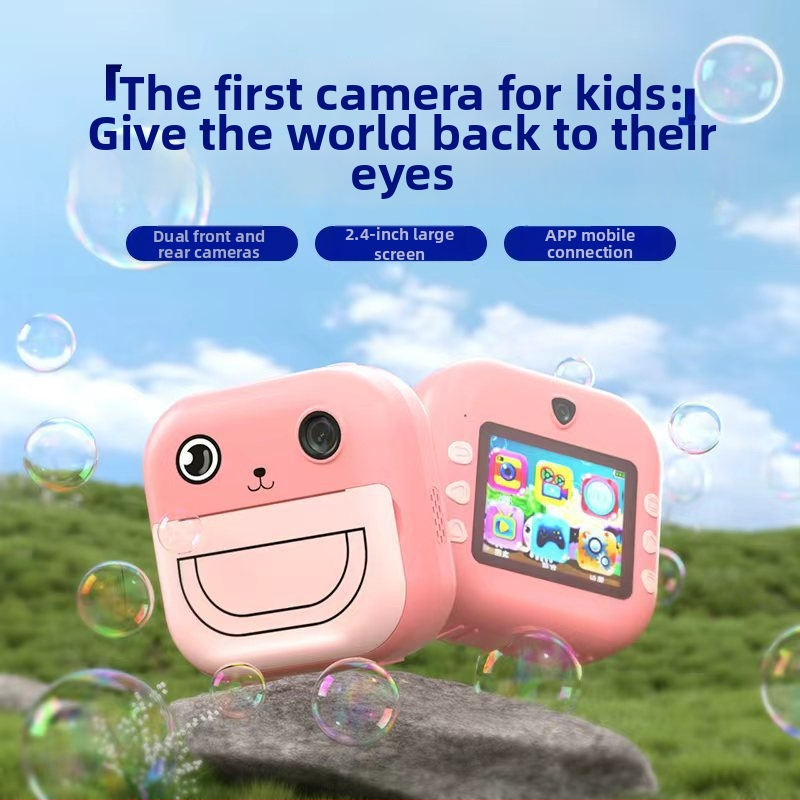 Detská kamera s farebným tlačením a pripojením k telefónu (Model Z269; 4,8 MP; TF karta úložisko; ABS telo; 6 hodín výdrže)