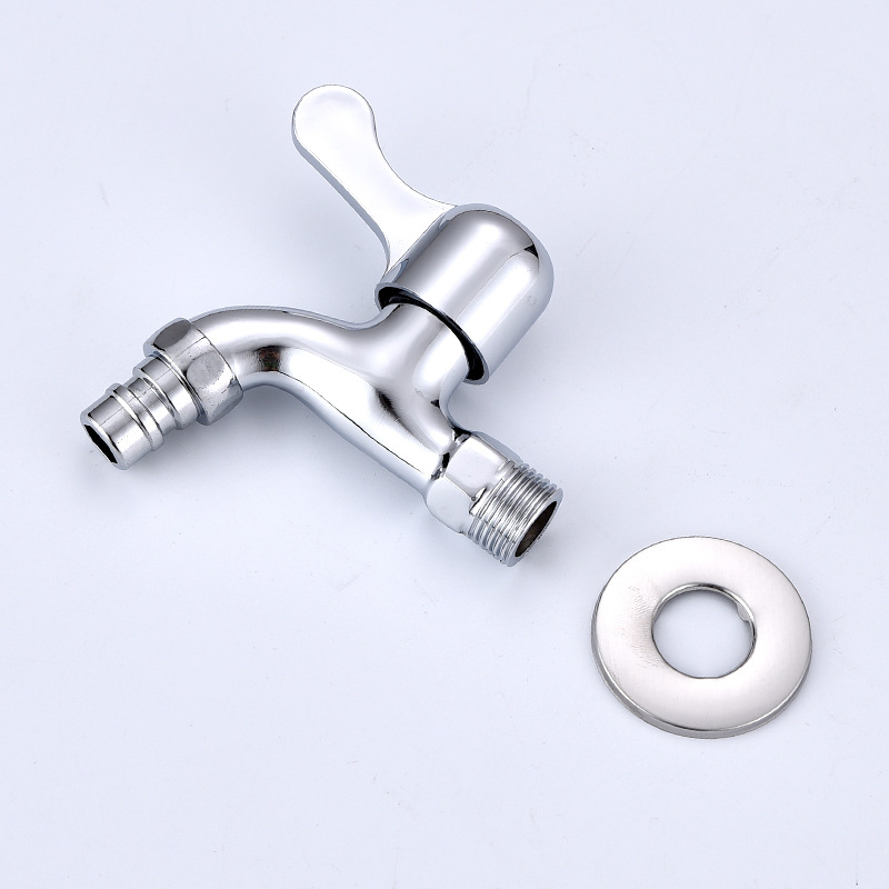 Ugradni zidni slavine za perilicu rublja, cinkova legura, LF3060, hladna voda, zidna montaža, keramičko srce ventila, otvaranje pomoću ključa