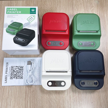 58mm Bluetooth termoszalag nyomtató ruhacímkékhez, beépített akkumulátorral, Type-C töltéssel, iOS/Android-kompatibilis