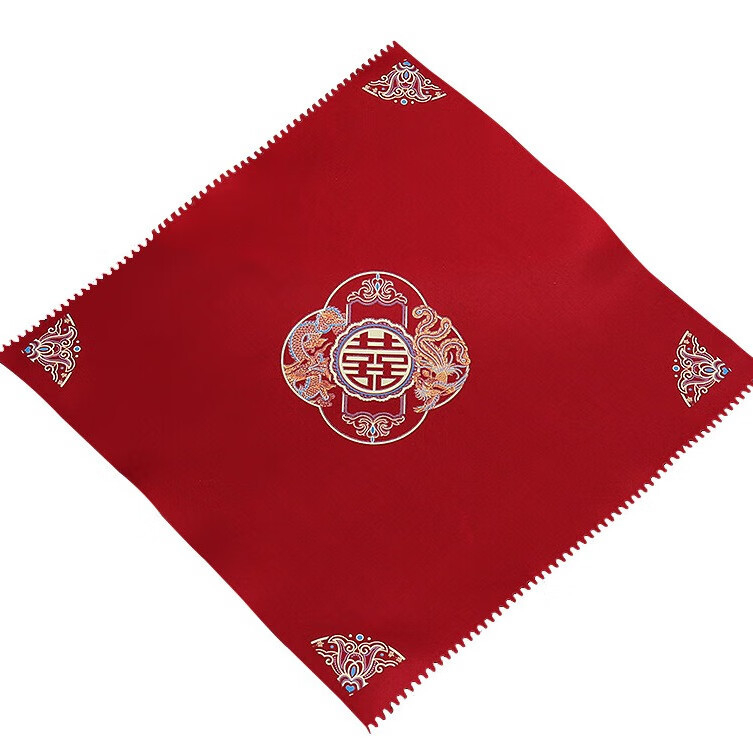 Vjenčana maramicu za nevjestu s motivom zmaj i feniks, kvadratna maramica