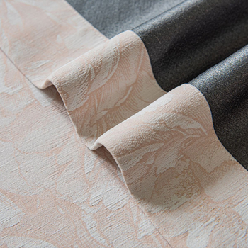 Francuska chenille jacquard zavjesa s visokim zatamnjenjem 71–90%, materijal: poliester, uzorak: biljke i cvijeće, stil: francuski