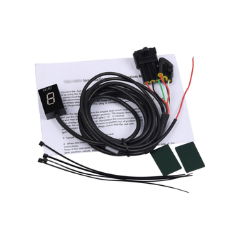 Display LED pentru trepte pentru motocicleta Triumph de la S2R – indicator LCD digital pentru trepte, 1–6 trepte, compatibil cu Triumph Tiger 800 și Triumph Rocket III Touring