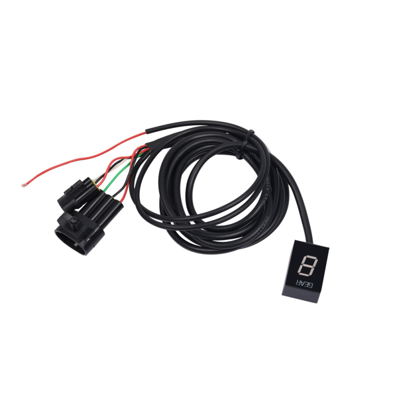Display LED pentru trepte pentru motocicleta Triumph de la S2R – indicator LCD digital pentru trepte, 1–6 trepte, compatibil cu Triumph Tiger 800 și Triumph Rocket III Touring
