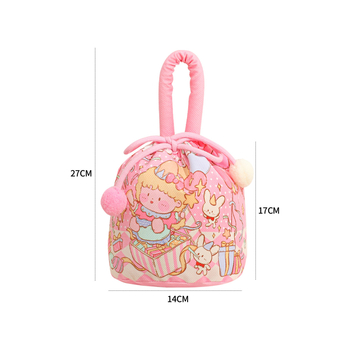 Poklon torba od tkanine s crtani motivom, pogodna za dječje darove