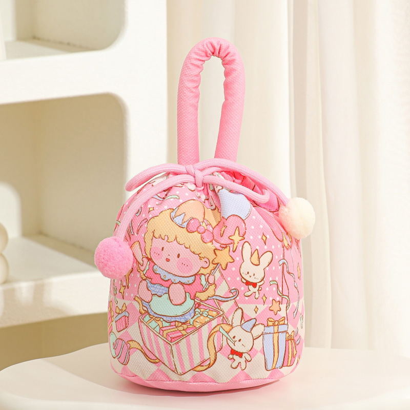 Poklon torba od tkanine s crtani motivom, pogodna za dječje darove