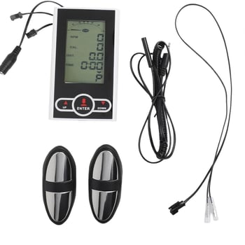 Zhitian Ελλειπτικό Μηχάνημα Γυμναστικής, Μοντέλο Asm-jp059p, Ηλεκτρονική Κατασκευή, Ψηφιακή LCD Οθόνη (42x70 mm), Ακρίβεια 0.01