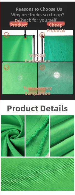 Podklad na fotografiu z látky - Zelené pozadie, Materiál: uhlíkové vlákno, Univerzálna kompatibilita, Značka: Predvolená možnosť