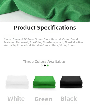 Podklad na fotografiu z látky - Zelené pozadie, Materiál: uhlíkové vlákno, Univerzálna kompatibilita, Značka: Predvolená možnosť