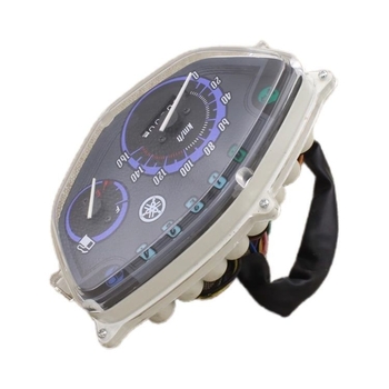 Sastav instrument ploče za Linhai C8 motocikl — odometar i brzomjer, prekidač paljenja, indikatori, rasvjeta instrumenta, model C8, marka Mogelon