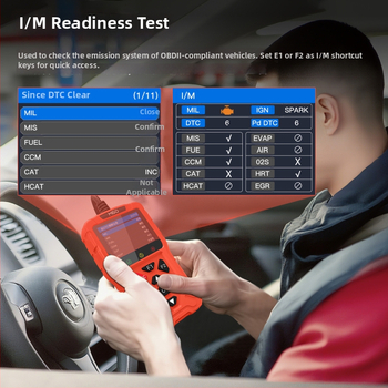 M60 Διαγνωστικό εργαλείο για αυτοκίνητα και μοτοσικλέτες με OBD2 σαρωτή και επαναφορά ECU – 8–30V, από -10°C έως 85°C, κατάλληλο για αυτοκίνητα και μοτοσικλέτες, διαθέσιμη παραμετροποίηση