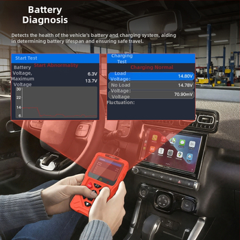 M60 Διαγνωστικό εργαλείο για αυτοκίνητα και μοτοσικλέτες με OBD2 σαρωτή και επαναφορά ECU – 8–30V, από -10°C έως 85°C, κατάλληλο για αυτοκίνητα και μοτοσικλέτες, διαθέσιμη παραμετροποίηση