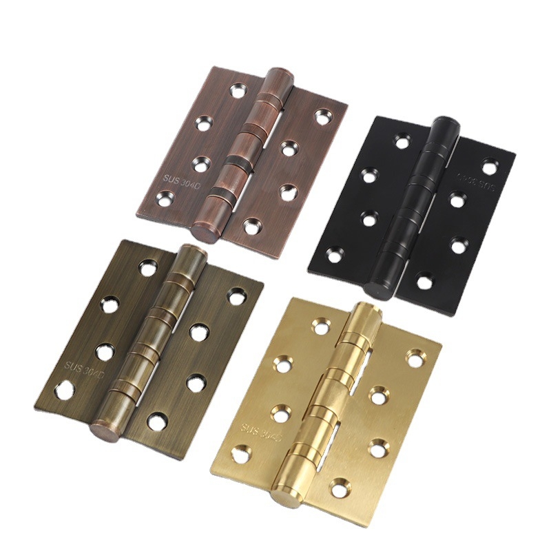 POBOT nehrđajući čelični šarnir u obliku slova H, polirana završna obrada, za unutarnja vrata i ormariće, moderan minimalistički dizajn