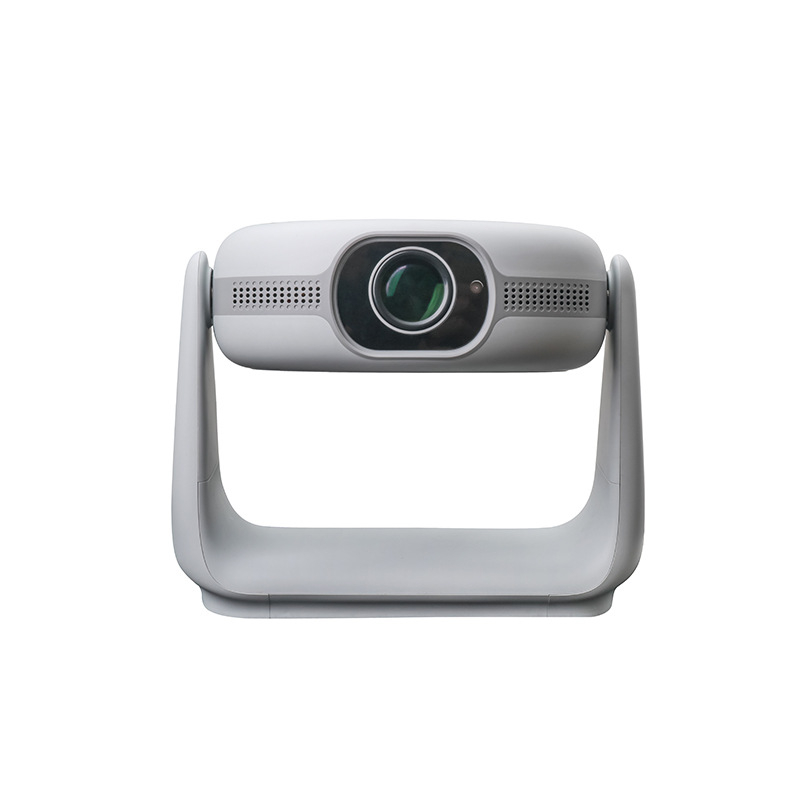 Proiector de birou cu Android 11, autofocus 720p, baterie încorporată, mecanism pan-tilt