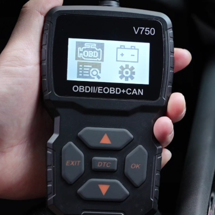 V750 automobilni dijagnostički instrument za kvarove – alat za dijagnostiku automobila – uređaj za dijagnostiku vozila