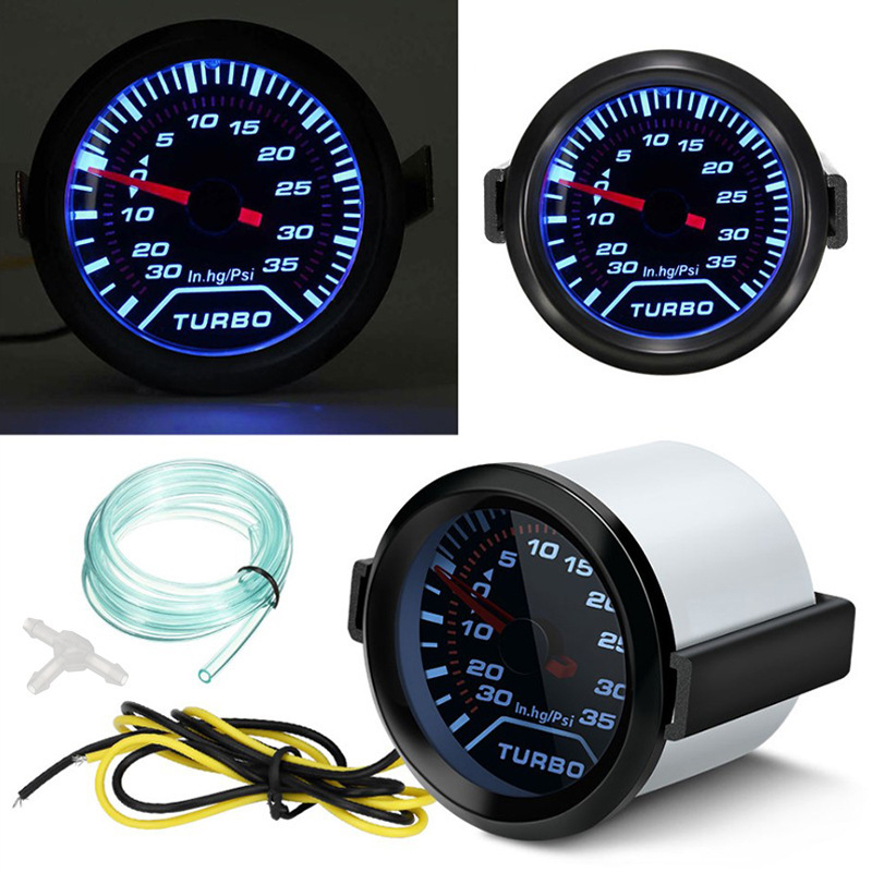 FY Turbo Boost mjerač s LED zaslonom, PP plastika, 12V, Model SKU190327633