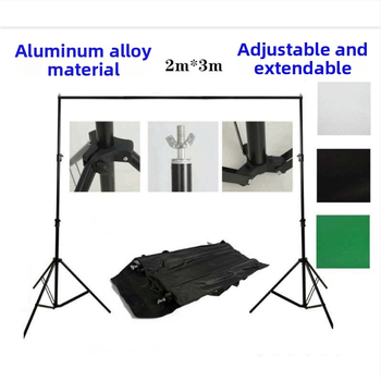 Suport pentru fundal cu ramă metalică, încărcare maximă 8 kg, potrivit pentru fotografia de produs, greutate 4 kg