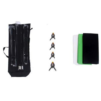 Suport pentru fundal cu ramă metalică, încărcare maximă 8 kg, potrivit pentru fotografia de produs, greutate 4 kg