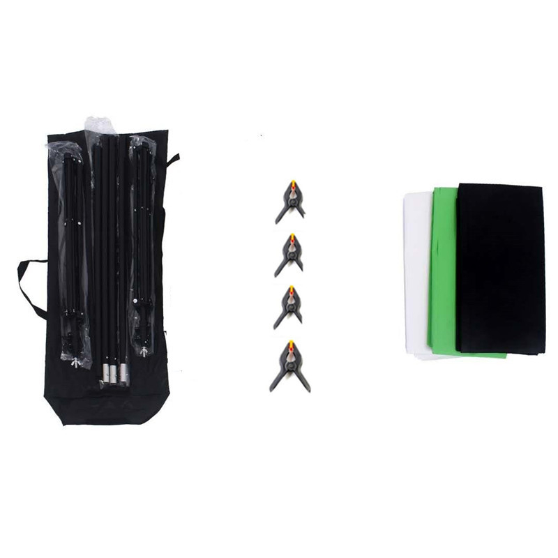 Suport pentru fundal cu ramă metalică, încărcare maximă 8 kg, potrivit pentru fotografia de produs, greutate 4 kg