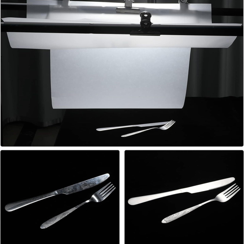 Fundal foto pentru produse, cu iluminare difuză, rezistent la rupere și cute, hârtie filtrantă pentru absorbția luminii, recuzită pentru fotografiere