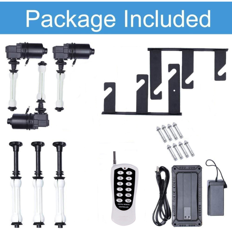 Primefocus YT-MES3 Stativ de Fundal cu Ridicare Electrică pentru Role de Fundal, Cadru Metalic, Încărcare 8 kg, Greutate 5 kg, Pentru Fotografie