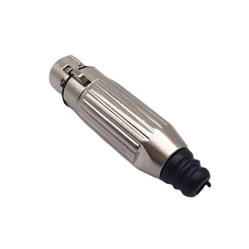 Teljesen fém XLR női csatlakozó, háromvezetékes, audió/videó dugasz a keverőhöz és mikrofonhoz