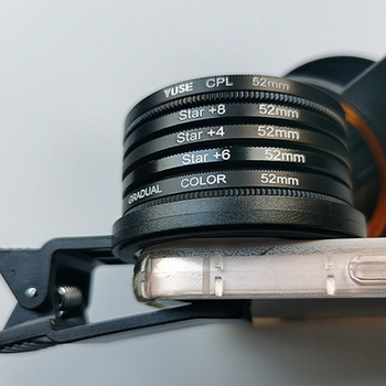 52 mm klip za filter objektiva za pametni telefon, universalno za sve marke, idealno za live fotografiranje nakita, moguć graviranje