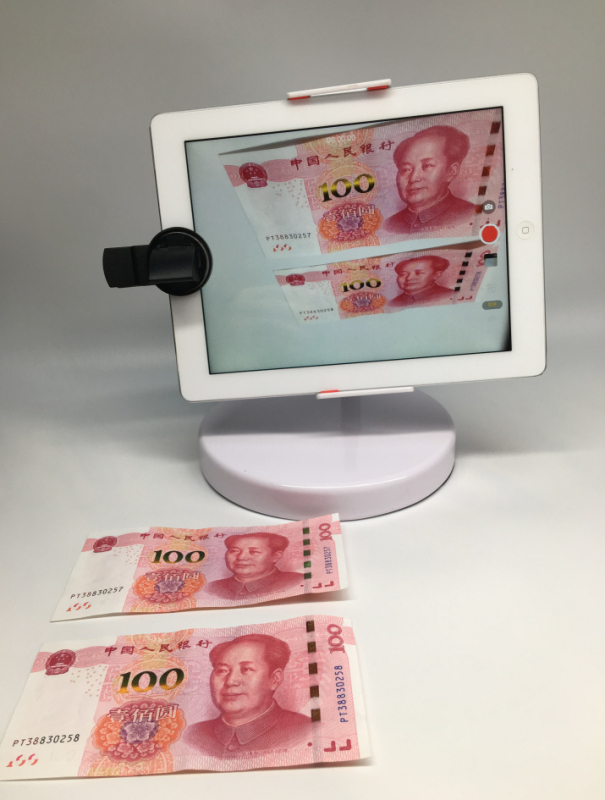 Magnetsko pričvršćivanje, rotirajuće, sklopivo kutno zrcalo s lećom - kompatibilno s iPadom i pametnim telefonima