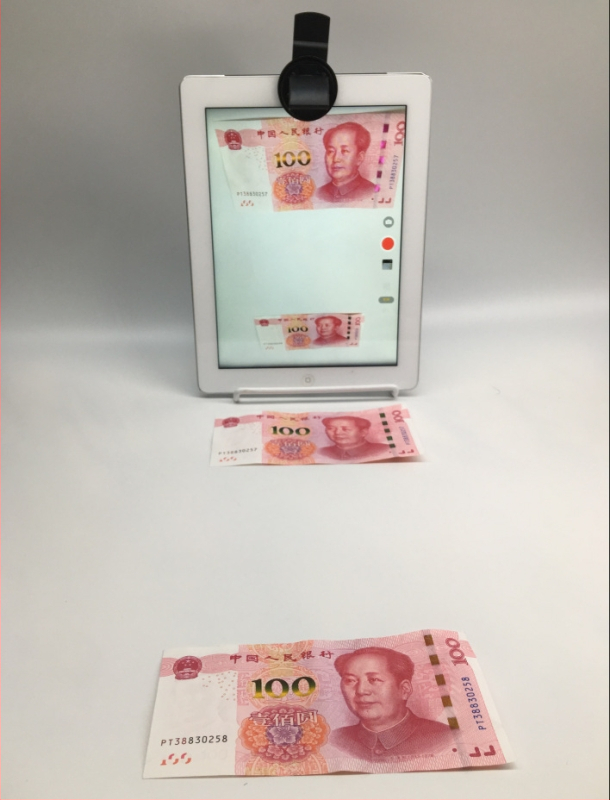 Magnetické priľnutie, otáčajúce sa, sklopné rohové zrkadlo s šošovkou - pre iPad a smartfóny, ideálne pre umenie a kaligrafiu