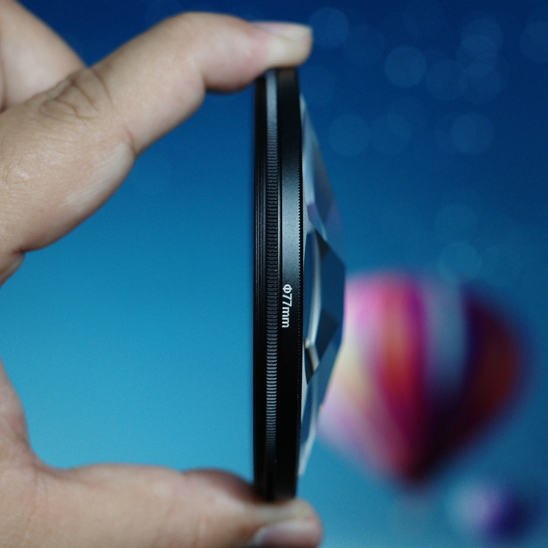 DSLR filter príslušenstvo — kaleidoskopický prism z optického skla so 8 stranami, model FF012