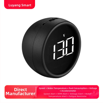 Palubný Head-Up Display do auta – OBD II prístroj, rýchlosť, spotreba paliva a teplota vody – Model B1, ABS+PC, USB napájanie