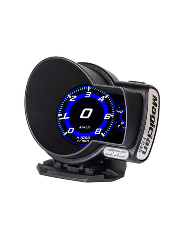Magician OBD LCD mjerač automobila — LED zaslon, 12V, RPM, temperatura vode, brzina vozila