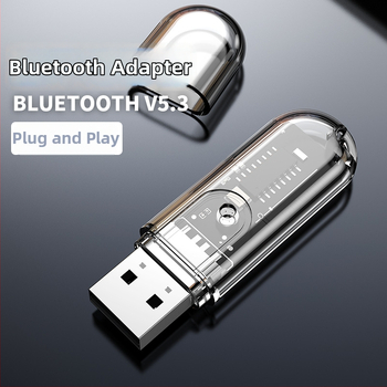 USB Bluetooth prijímač 5.3, USB rozhranie, Plug‑and‑Play, 80 Mbps, dosah 10 m