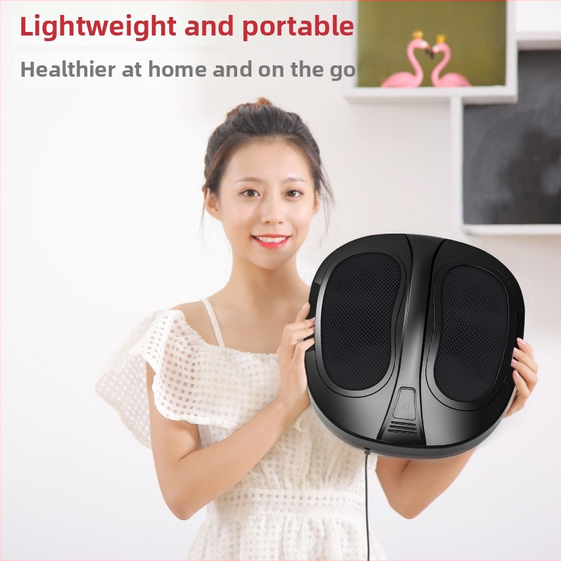 Masážny prístroj na nohy s bezdrôtovým diaľkovým ovládaním, časovačom, hnetenie, inteligentné vykurovanie, vibrácie a tlak vzduchu