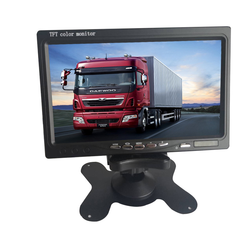 Autó LCD kijelző buszok és teherautókhoz (16:9; AV bemenet; felbontás 800×480/1024×600; modell CYL-7D)