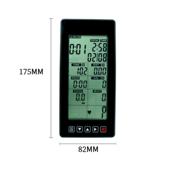 Zhitian Sm-jp014 Konzol álló kerékpárhoz és elliptikus géphez, szívritmus-kijelzővel, képernyő-kijelzéssel, 9999-es számláló