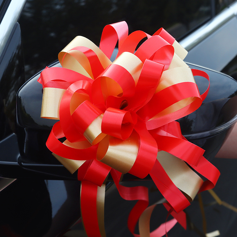 Set vrpca za dekoriranje vjenčanog automobila (Brand Langxin; Materijal: Plastika; Vrsta materijala: Vrpca; Namijenjeno: Proslava vjenčanja; Kategorija: Rekviziti za uređenje prostora)