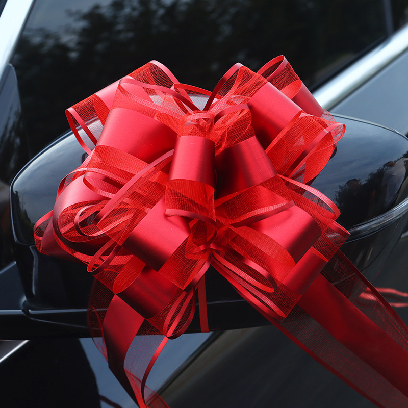 Set vrpca za dekoriranje vjenčanog automobila (Brand Langxin; Materijal: Plastika; Vrsta materijala: Vrpca; Namijenjeno: Proslava vjenčanja; Kategorija: Rekviziti za uređenje prostora)