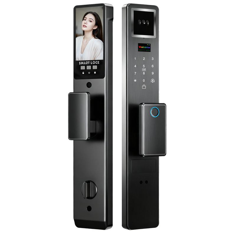 Έξυπνη κλειδαριά με αναγνώριση δακτυλικού αποτυπώματος και προσώπου – απομακρυσμένο ξεκλείδωμα, 100 αποθηκεύσεις δακτυλικών αποτυπωμάτων, >1.000.000 ξεκλειδώσεις, σάρωση <3 δευτερόλεπτα