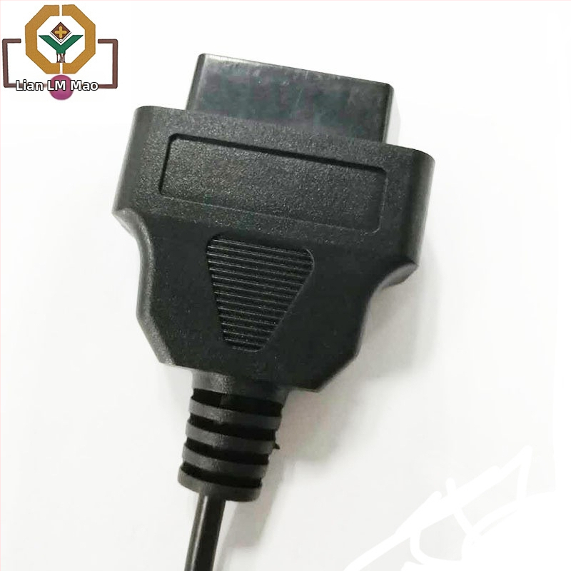 Automobilový diagnostický nástroj USB-A k OBD2 samičí kábel, 12V, 80°C, model 1MUSB AM-OBD