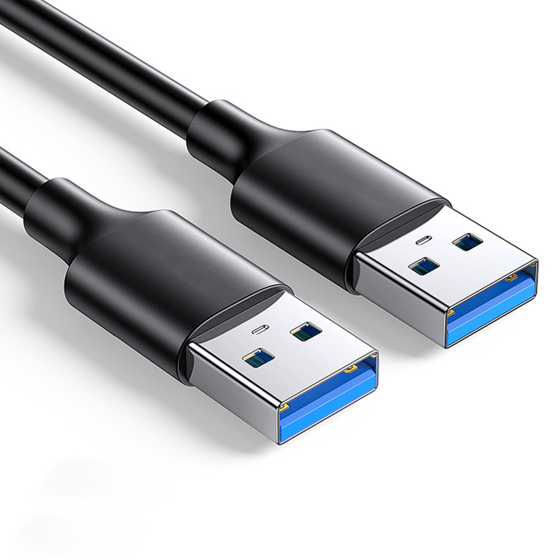 Cablu USB 3.0 A-male la A-male pentru PC/notebook, transfer rapid, nucleu din cupru