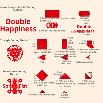 DIY διακοσμητικό παραθύρου από χαρτί – Πρωτοχρονιά, ευχές 2026 Έτος Αλόγου; Υλικό: Χαρτί; Μάρκα: Shaoze Culture; Δώρο: Κατάλληλο ως προσωπικό δώρο