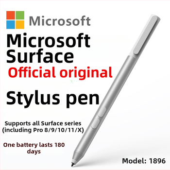 Surface stylus s dotykovou kontrolou, kovový šasi, univerzálny elektronický dizajn pre zariadenia Surface; vhodný pre mobilné telefóny, počítač a tablet