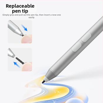 Surface stylus s dotykovou kontrolou, kovový šasi, univerzálny elektronický dizajn pre zariadenia Surface; vhodný pre mobilné telefóny, počítač a tablet