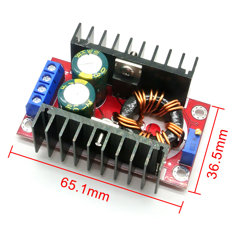 Modul Boost DC-DC de 150W pentru alimentarea auto a laptopului, intrare 10-32V, ieșire reglabilă 12-35V