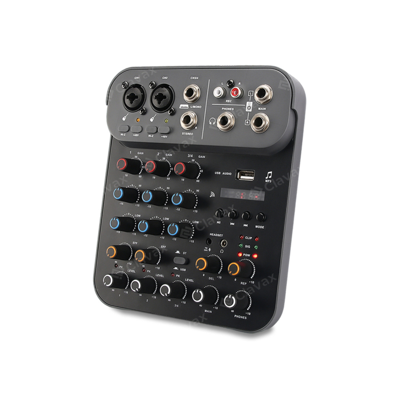 Profesionalni 4-kanalni USB Bluetooth audio miks za računalo i izvedbe uživo