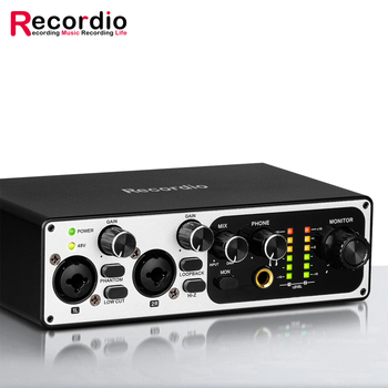 Interfață audio USB cu două canale, fără driver, pentru înregistrări pe calculator și producție muzicală – model GAX-MB22, răspuns în frecvență 20 Hz-20 kHz, SNR ≥70 dB