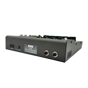 Dx-06DSP επαγγελματικός ψηφιακός μίκσερ με ενσωματωμένο ενισχυτή για οικιακό καραόκε, εγγραφή USB σε υπολογιστή και ενισχυτής βιντεοδιάσκεψης