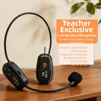 Bezdrôtový kondenzátorový mikrofónový systém s indikáciou stavu batérie, kardioidný pre konferencie, model LSP101