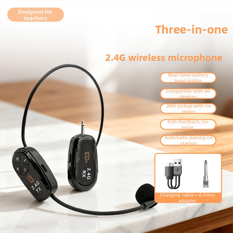 Bezdrôtový kondenzátorový mikrofónový systém s indikáciou stavu batérie, kardioidný pre konferencie, model LSP101